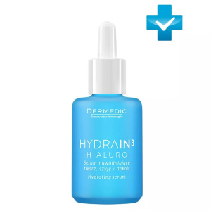 Купить Dermedic Hydrain 3 Hialuro Сыворотка для лица, шеи и декольте увлажняющая 30 г