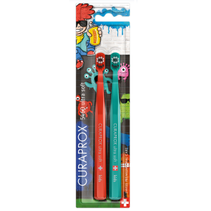 Curaprox CS Kids Duo Graffiti Edition 2023 2 шт набор щеток зубных Купить Curaprox CS Kids Duo Graffiti Edition 2023 2 шт набор щеток зубных