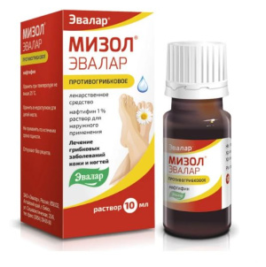 Купить  Мизол Эвалар 1 % 10 мл раствор для наружного применения 