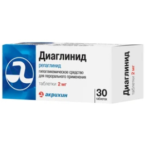 Купить  Диаглинид таб 2мг №30