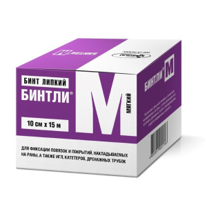 Купить  Бинт липкий Бинтли-М 10смX15м