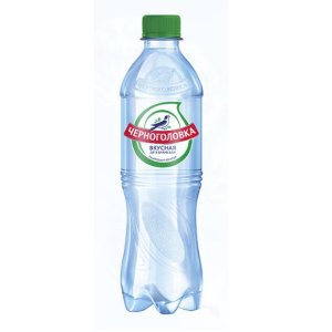 Купить Вода питьевая Черноголовка минеральная газированная 0,5л новая форма бутылки