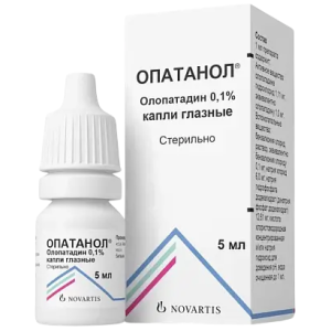 Купить  Опатанол капли глазные  0,1% 5мл