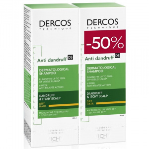 Купить  Vichy Dercos шампунь против перхоти для сухих волос, 200мл №2