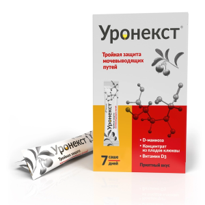 Уронекст 7 шт порошок для приготовления суспензии для приема внутрь саше Купить Уронекст 7 шт порошок для приготовления суспензии для приема внутрь саше