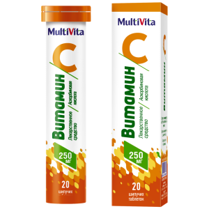 Купить  Витамин С таблетки шип 250мг №20