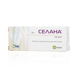 Купить  Селана таб ппо 1мг №30
