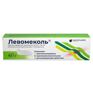 Купить  Левомеколь 40 г мазь для наружного применения