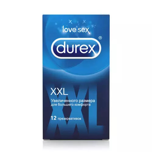 Купить  Durex XXL презервативы увеличенного размера 12 шт.