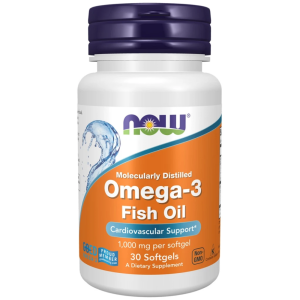 Купить  Now Foods Омега-3 1000 мг 30 шт капсулы
