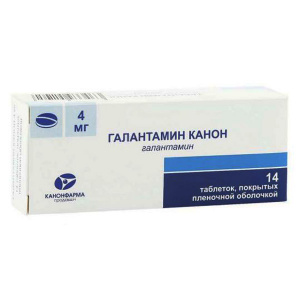 Купить  Галантамин-Канон таб ппо 4мг №14