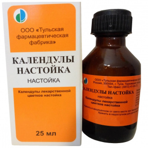 Купить  Календула настойка 25мл (Тульская ФФ)