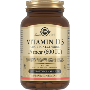 Solgar Витамин D3 капсулы 240мг 600МЕ №120 Купить Solgar Витамин D3 капсулы 240мг 600МЕ №120