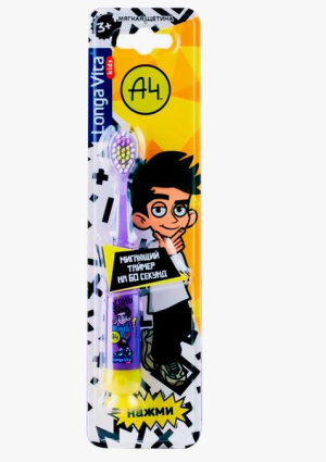 Купить  Лонга Вита з/щетка д/детей Арт.F-04 мигающая с присоск от 3-х лет Влад А4