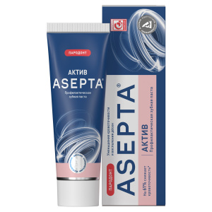 Asepta Актив 75 мл паста зубная профилактическая Купить Asepta Актив 75 мл паста зубная профилактическая