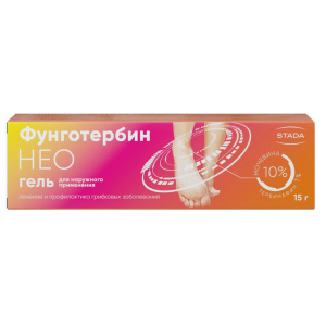 Купить  Фунготербин Нео гель д/наружн примен 1% 15г