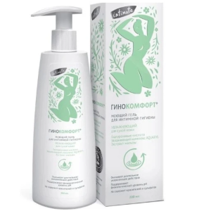 Купить  Гинокомфорт гель для интимной гигиены 200мл моющий базовый уход