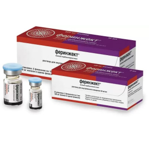 Купить  Феринжект раствор д/ в/в введ 50мг/мл 2мл №5