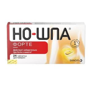 Купить  Но-шпа Форте таблетки 80мг №24
