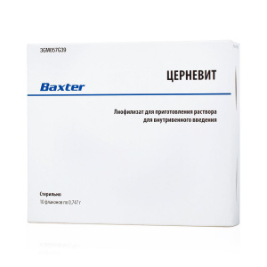 Купить  Церневит лиофил д/р-ра д/в/в введ 0,747г №10