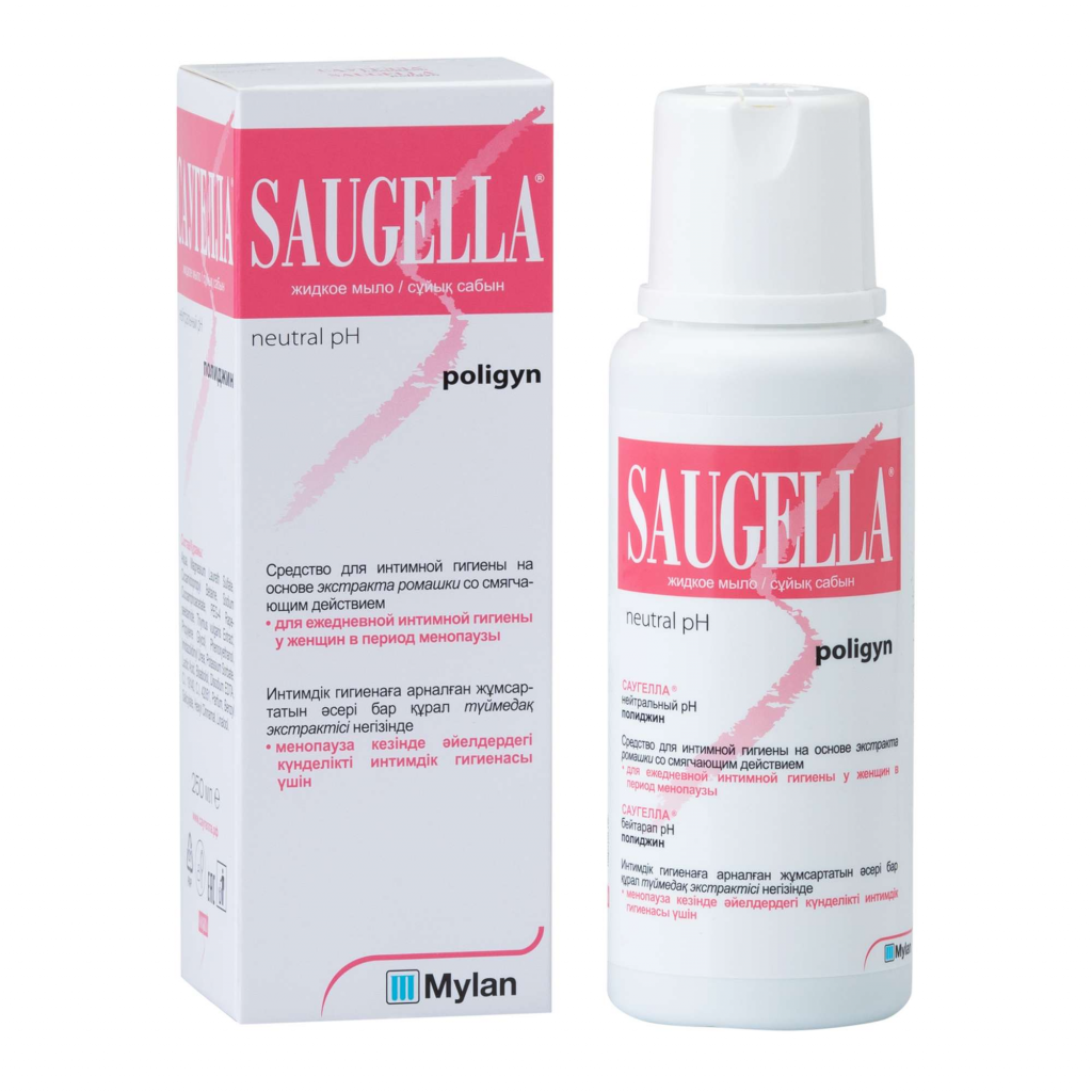 Купить Saugella Poligyn  мыло жидкое 250мл д/интимной гигиены