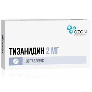 Купить  Тизанидин таблетки 2мг №30