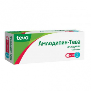 Купить  Амлодипин-Тева таб 5мг №30