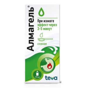 Купить  Алмагель 170 мл суспензия для приема внутрь флакон