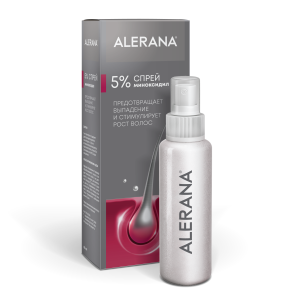 Купить  Alerana спрей для наружного применения 5% 60мл
