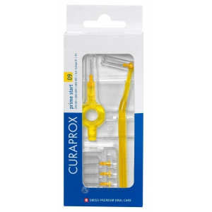Купить  Curaprox Prime Start 5 шт ершики межзубные CPS09 + держатели UHS409 и UHS470
