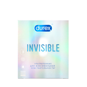 Durex Invisible презервативы ультра тонкие 3 шт.