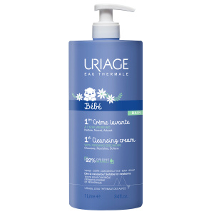Uriage Bebe 1000 мл крем первый очищающий пенящийся флакон-помпа Купить Uriage Bebe 1000 мл крем первый очищающий пенящийся флакон-помпа