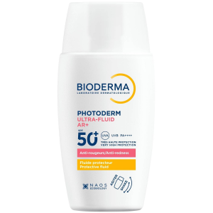 Купить  Bioderma Photoderm Ultra-Fluid AR + SPF 50 + 40 мл флюид солнцезащитный для чувствительной кожи с покраснениями