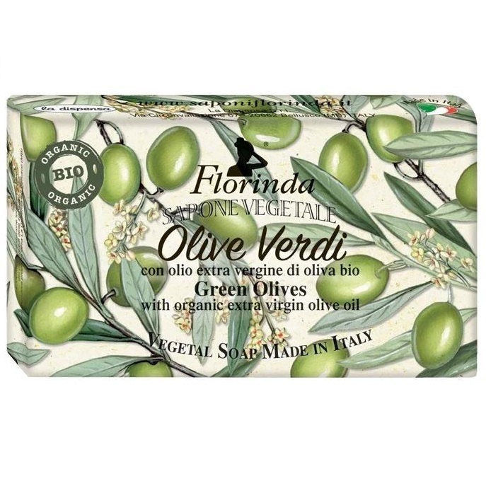 Купить Florinda мыло 100г Olive Oil / Оливковое масло (органик)