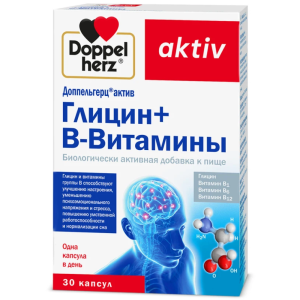 Купить  Доппельгерц Актив Глицин+В-Витамины капсулы №30