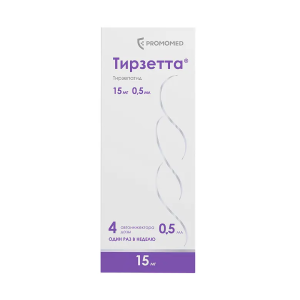 Тирзетта 15 мг 0,5 мл 4 шт раствор для подкожного введения шприцы в автоинжекторах