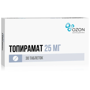 Купить  Топирамат таб ппо 25мг №30