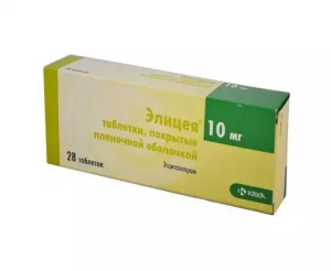 Купить  Элицея 10 мг 28 шт таблетки покрытые пленочной оболочкой