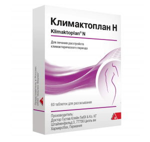 Купить  Климактоплан-Н таб д/рассас гомеопат №60