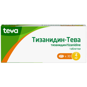 Купить  Тизанидин-Тева 4 мг 30 шт таблетки