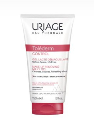 Купить  Uriage Tolederm Control деликатн очищающий гель-молочко для снятия макияжа 150мл