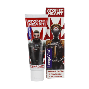 Купить  Longa Vita Atomic Heart паста зубная с гуараной и таурином