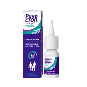Риностоп Экстра спрей наз доз 22,5мкг/доз 15мл с ментолом и эвкалиптом Купить Риностоп Экстра спрей наз доз 22,5мкг/доз 15мл с ментолом и эвкалиптом