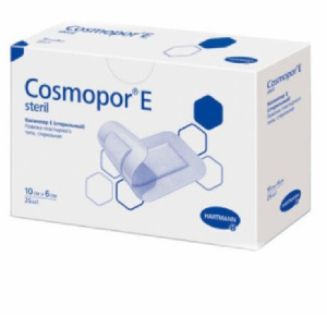 Купить  Повязка Космопор Е 6смX10см №25 п/операц самокл стер