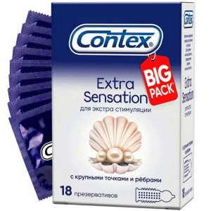 Купить  Contex Extra Sensation презервативы 18 шт.