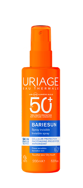 Купить  Uriage Bariesun 200 мл спрей SPF 50+ без ароматизаторов