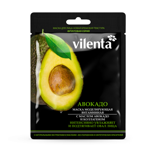 Купить Вилента крем-маска ткан Авокадо моделир вит с маслом авокадо и коллаг
