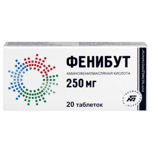 Купить  Фенибут 250 мг 20 шт таблетки