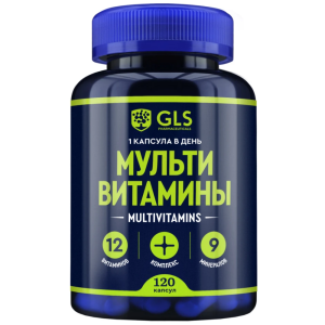 Купить  GLS Мультивитамины 12+9 капс №120