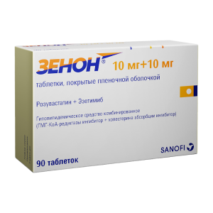 Купить  Зенон 10 мг+10 мг 90 шт таблетки покрытые пленочной оболочкой